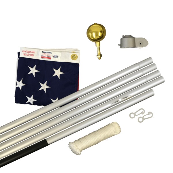 Homesteader Flagpole Kit With Flag